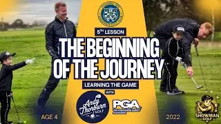 From Lesson to Practice Addiction | Shane Cooper Age 4 Golf Journey