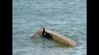 Esquimautage avec mon Baidarka et une pagaie Al&eacute;out en Bretagne