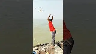 Testing Pepe Bite Fishing in River  #fishing #reels #viral #viralshorts #shorts
