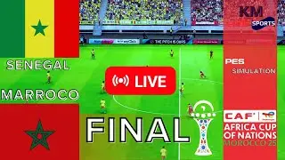 LIVE 🔴 | Senegal vs Morocco - Africa Cup of Nations Full Match - PES 2021