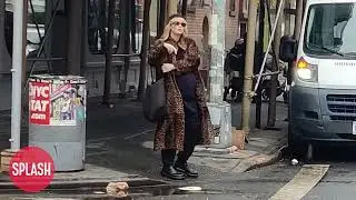 Pregnant Jennifer Lawrence Spotted In Leopard Print Coat In New York City