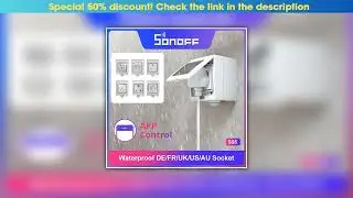 Review Itead Sonoff S55 Waterproof Smart Socket Wifi Switch UK/AU/US/FR/DE/ZA Multiple Version Wifi