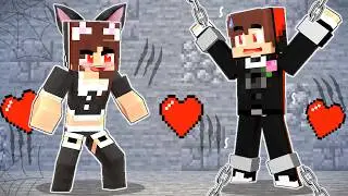 MAIZEN: JJ Vampire против JJ's Girl WEREWOLF - ЛЮБОВНОЕ ПРОКЛЯТИЕ?! - Minecraft Animation JJ & Mikey