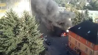 Pož&aacute;r Rumburk