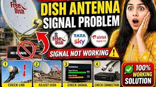 How To Fix Dish Antenna Signal Problem  🔧 | DD Free Dish / Tata Sky / Airtel TV Signal Not Working
