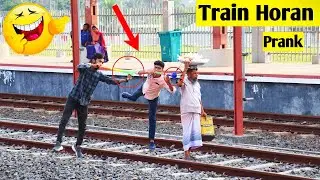 Update Viral Train Horn Prank 2021 | Best video Reaction on Public (Part-2) Funny City BD