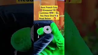 Rare FRENCH Coin Giveaway! 10 Centimes 1919 &ndash; Do You Have One? 🇫🇷 🎁🪙 #asmr #shorts #coincollecting