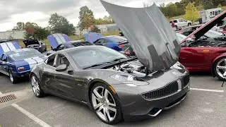 What a Treat to See The Super Rare Fisker Karma, It Looks Super Clean