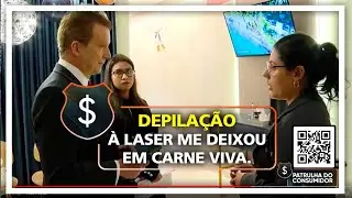 DEPILAÇÃO À LASER ME DEIXOU EM CARNE VIVA.