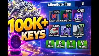 I OPEN THE DUNGEON EGG WITH OVER 100K KEYS AND I GOT THIS IN ARM WRESTLING SIMULATOR!