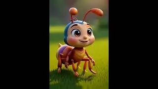 cute ant 🐜 walking 🤠 #poems #happybachpan #nurseryrhymes