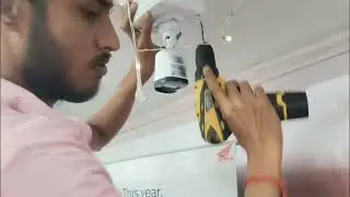 Cp plus cc camera installation 2.4mp 8 chanel dvr