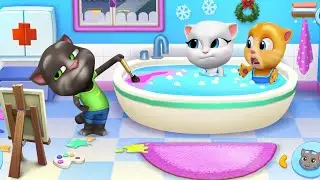 My Talking Tom Friends (iOS, Android) Gameplay Walkthrough (Outfit7) - HD