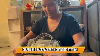 Diaper Bag Backpack with Changing Station