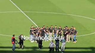 Lazio, decennale 26 maggio l'entrata in campo della squadra