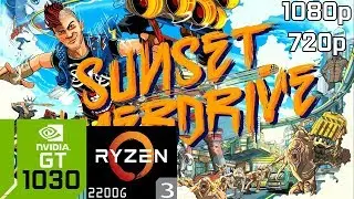 Sunset Overdrive [PC] GT 1030 & & Ryzen 3 2200G & 8GB RAM
