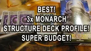 *YUGIOH* BEST! BUDGET 3x MONARCH STRUCTURE DECK PROFILE!! + TEST HAND!