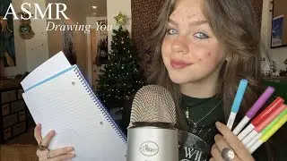 ASMR Drawing Your Portrait (Marker & Paper Sounds)