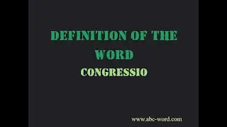 Definition of the word 