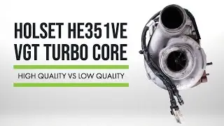 Turbos: High Quality Vs Low Quality Core | Holset HE351VE VGT Turbo Core