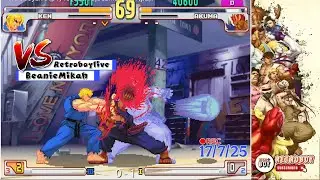 SF 3rd Strike: Retroboylive (Ken) Vs BeanieMikah (Akuma)| High Intense Matches