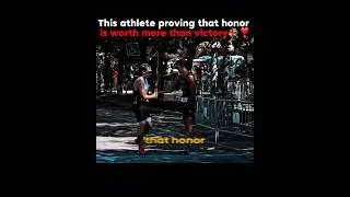 This athlete proving that honoris worth more than victory💐❣️ #awardworthy #honorable #honorroll