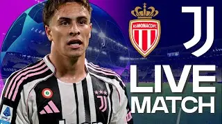 🔴 WATCH NOW: MONACO vs JUVENTUS | UCL LIVE REACTION