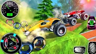 Jeep Stunts Ramp Racing Simulator - Offroad Monster Truck Driving - Android GamePlay #5