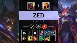 Zed Mid vs Azir - VN Challenger Patch 25.17