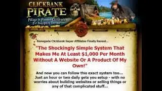 CB Pirate/Clickbank Pirate Review - a Plug & Play System for Affiliate Marketers