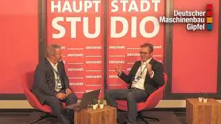 Maschinenbau-Gipfel Talk: Rodias-Chef Andr&eacute; Pann&eacute; zum Stand der Digitalisierung im Maschinenbau