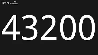 43200 Second Countdown Timer