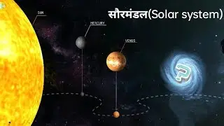 solar system||सौरमंडल||solar system working model||solar system 3d animation in hindi||#factfaster☑️