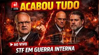 🚨 ACABOU A UNIÃO: Fachin enquadra Moraes e Toffoli e racha o STF