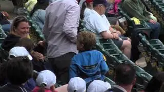 Blue Claws bonus highlight - great catch by fan in stands!