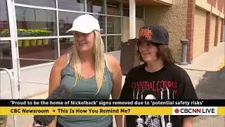 Nickelback's hometown removes signs celebrating band