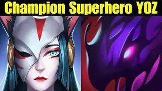 Champion Superhero with AMAZING ABILITY DAMAGE COMBO BUILD : Legion TD 2 Classic