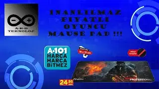 A101 DE SATILAN İNANILMAZ MAUSE PAD! / KUTU A&Ccedil;ILIŞI İNCELEME!