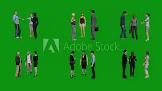 Human green screen free download 3D people talking Chromakey rendering animation buy in telegram bio