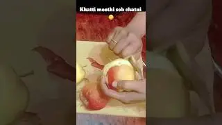 Seb ki khatti meethi chatpati chatni #applejam #applechutney #recipe #viralshorts #hindi #shorts