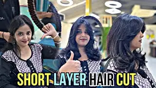 SHORT LAYER HAIR CUT || STEP TO STEP || BY P SQUARE SALON