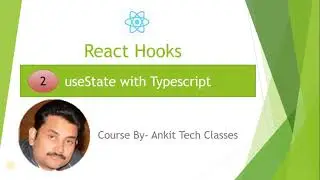 2- React Hooks | useState  With TypeScript (Hindi)