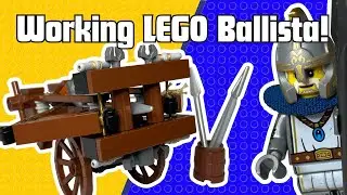 How to Build a Working Lego Roman Ballista! | D&D Battle Map Elements