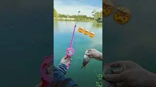 Plastic Fishing Rod And Reel 🤯 #fishing #cauca