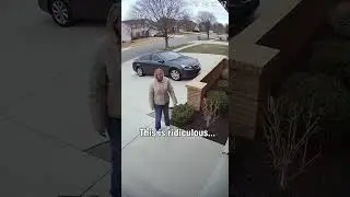 caught my karen neighbor on cctv.