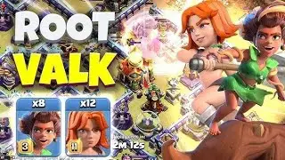 Root Rider attack in th16 best strategy #coc #clashofclans #clash @Blossomislive416