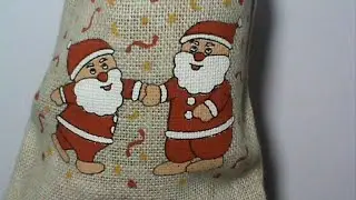 Drawstring Pouch   Customized Jute