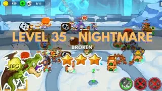 King of Defense 2: Level 35 NIGHTMARE / BROKEN / GAMEPLAY GUIDE