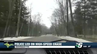UPDATE: 17-year-old arrested after Monday night police chase across Marquette County