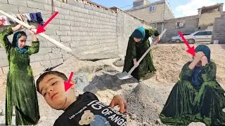 Hard but Real Life | Fereshteh Khanum, Imran's Absence, Four Young Children, and Mahan's Wound